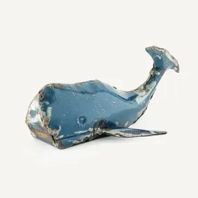 Baleine en métal recyclé taille S