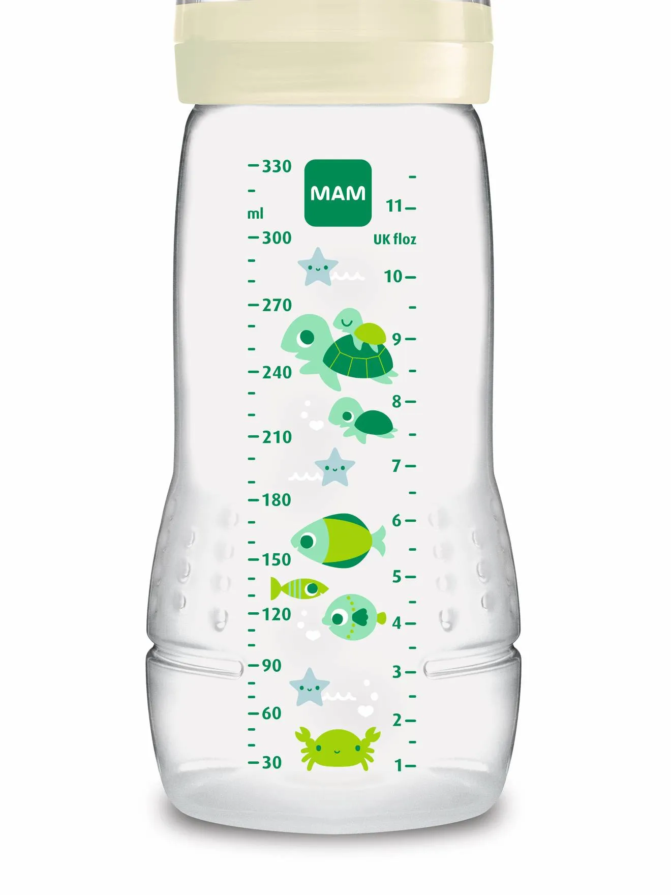 Biberon 330 ml MAM Easy Active 2e âge Fairy Tale jaune - Mam