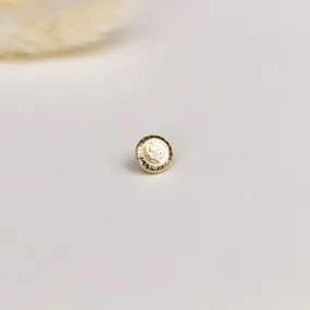 Bouton métal Frégate 8 mm - doré