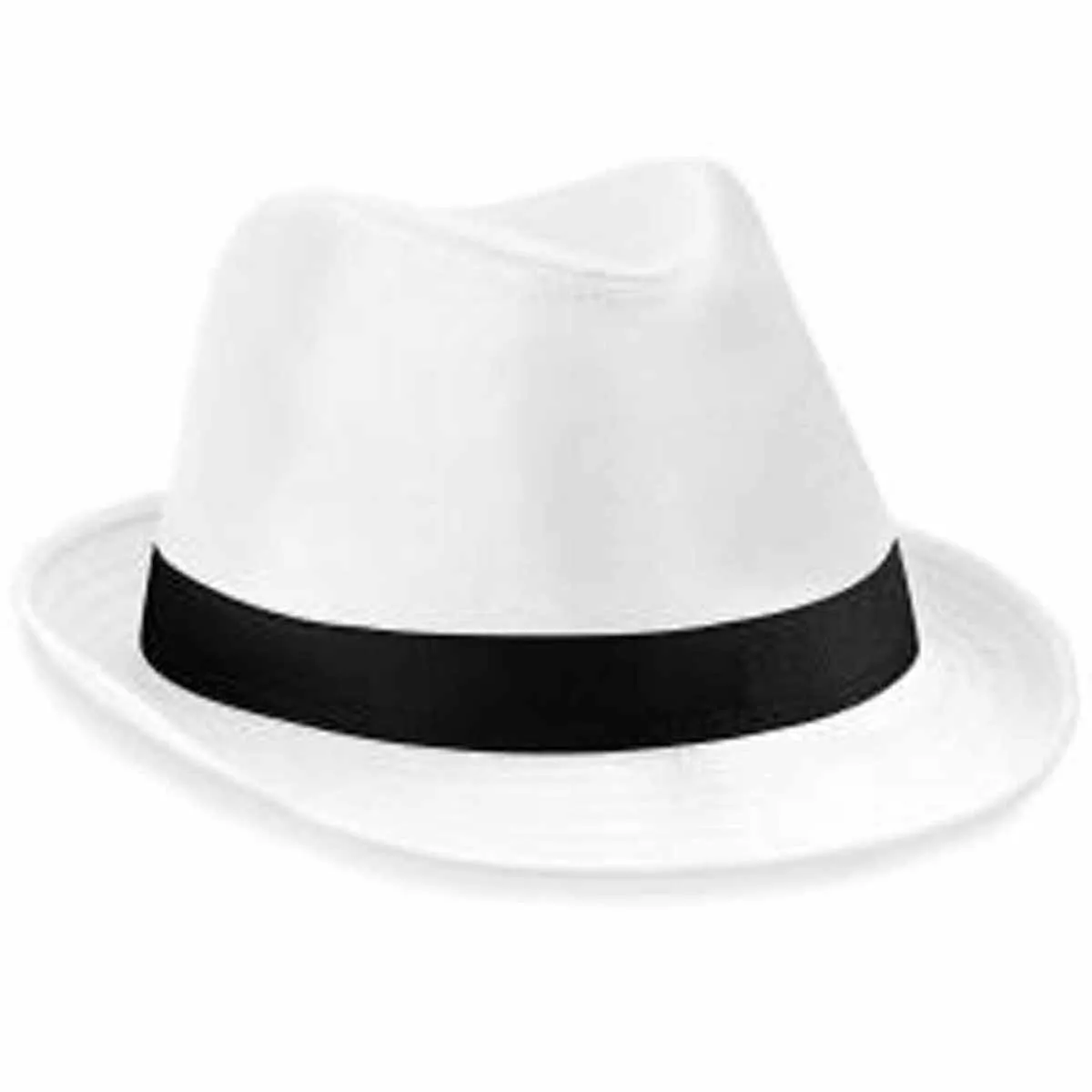 Chapeau FEDORA blanc - B630 