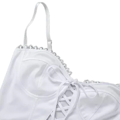 Débardeur Blanc Dentelle