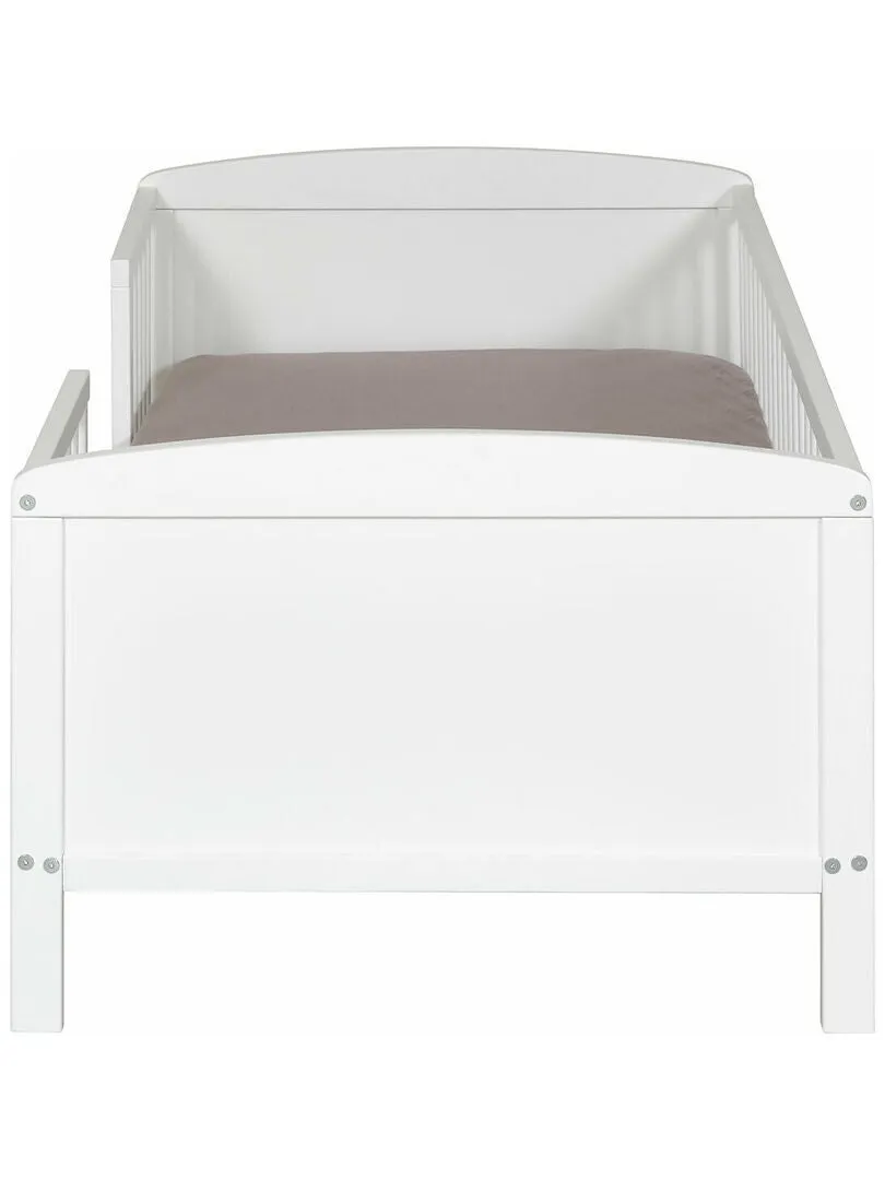 Lit enfant avec barrières Peyo - AKITEN RETAIL - Blanc Blanc