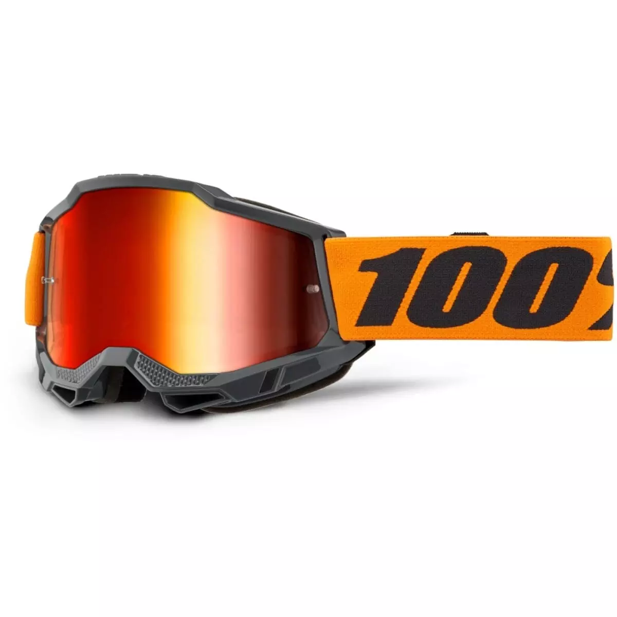 Masque Cross 100% Accuri 2 Orange Rouge - Masque Cross