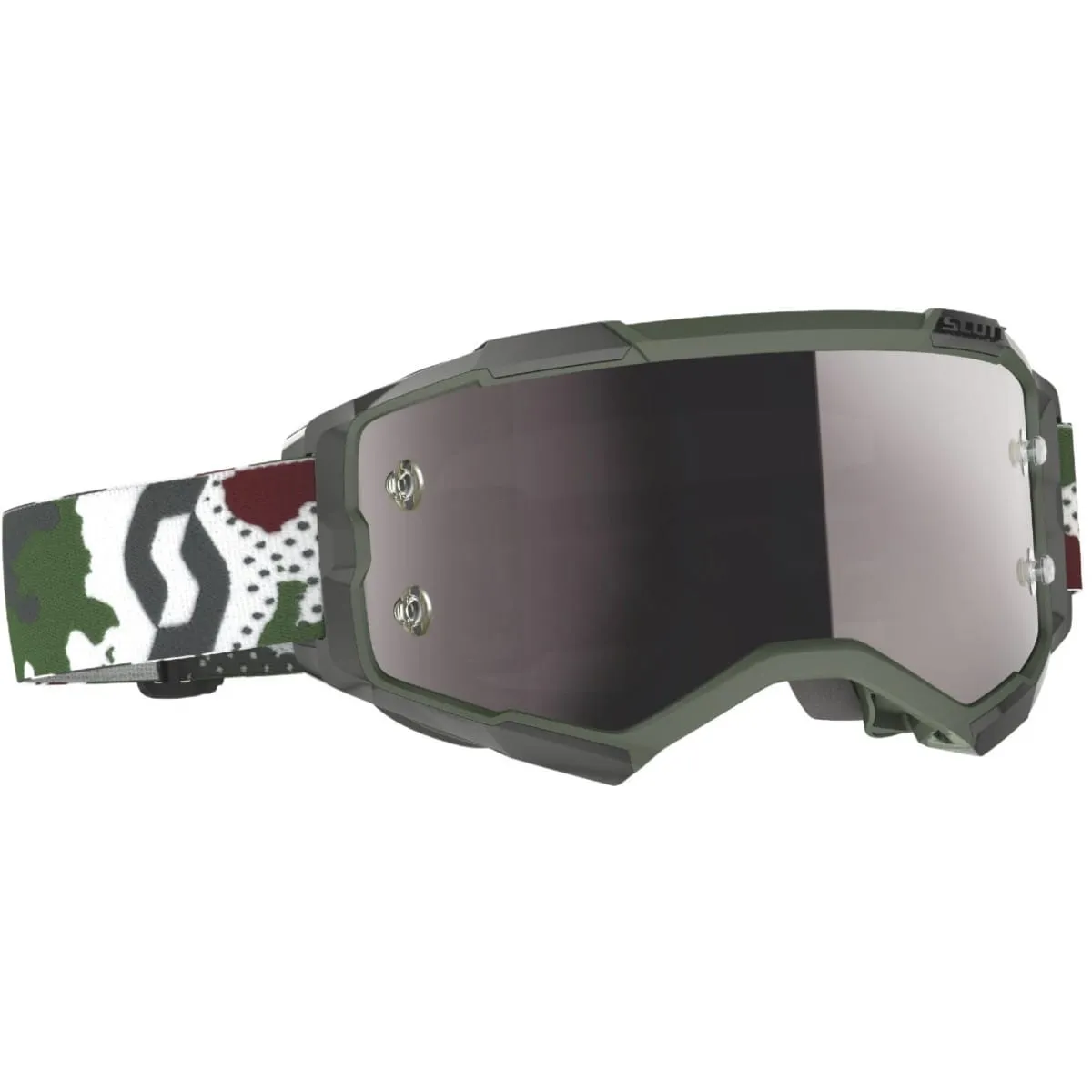 Masque Scott Fury MX21 Noir Vert - Masque Cross