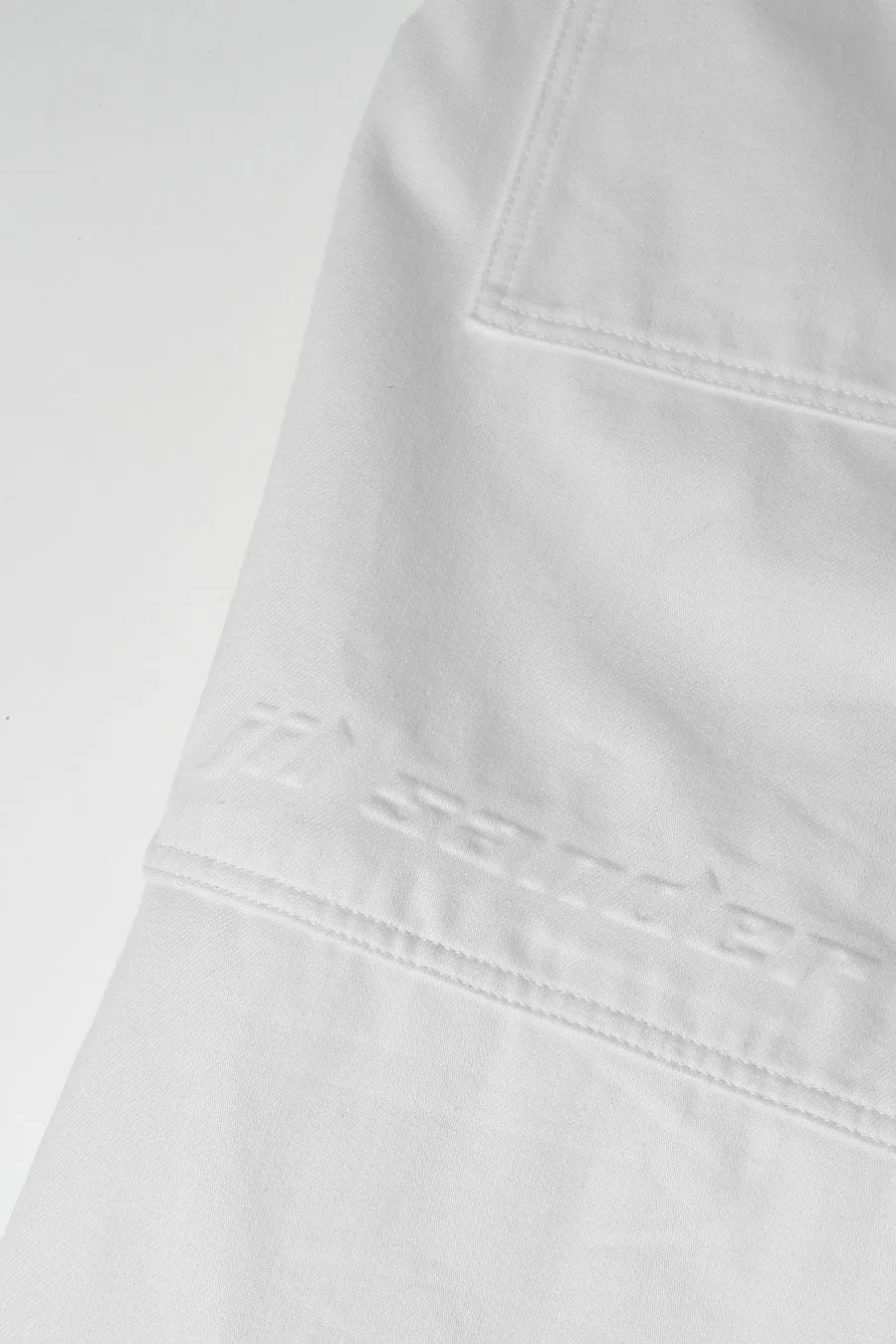PANTALON  GENOUX DRAP BLANC