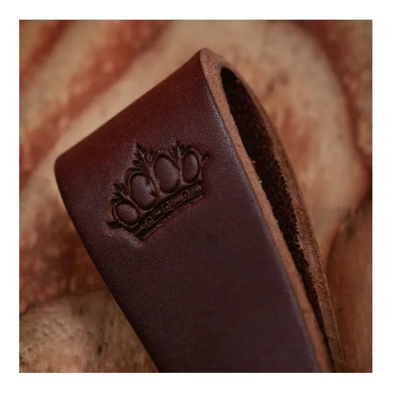 Porte-clés Cuir Marron Fonçé - 1965 Key Hanger dark brown