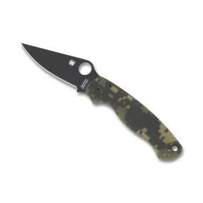 Spyderco Couteau Para Military 2 Camo - Lame Noire