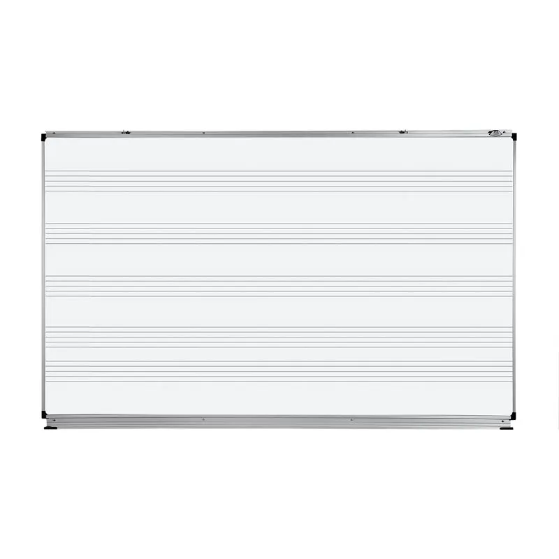 Tableau blanc a portees musicales 120x150cm