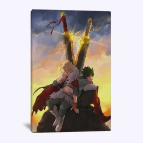 Tableau My Hero Academia  Katsuki et Izuku