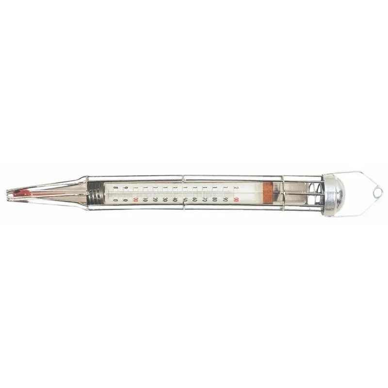 Thermomètre confiseur gaine métal